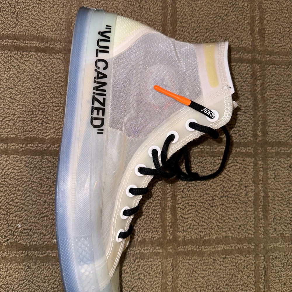 Off White Transparent Sneakers - image 3